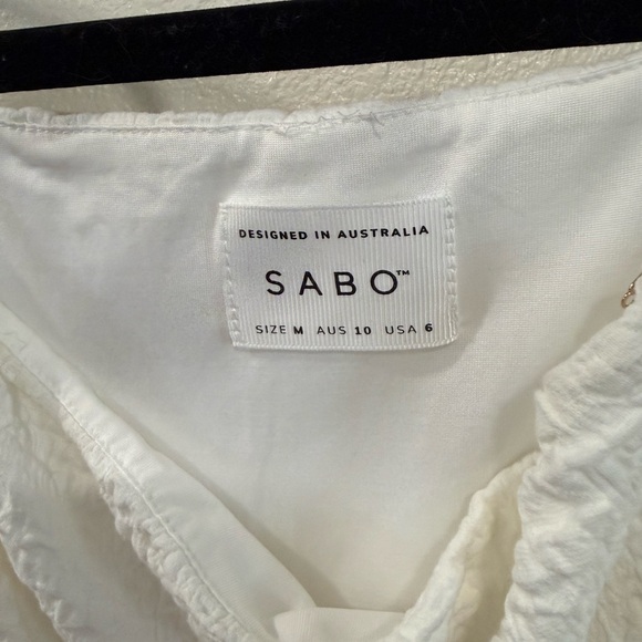 White Textured Two-Piece Set - Picture 5 of 6